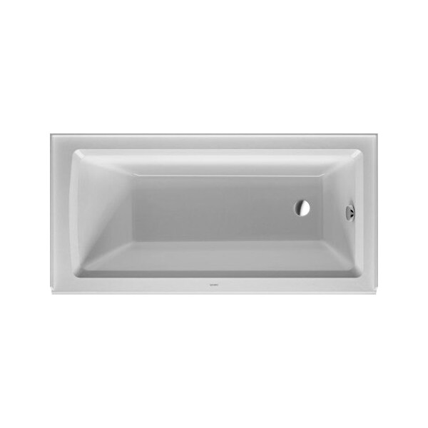 Duravit Duravit Architec 60" x 30" Soaking Bathtub White, 60" L, 30" W